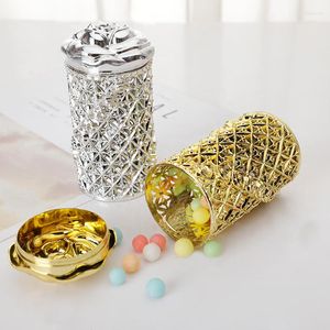 Gift Wrap European Style Candy Box Cylinder Wedding Souvenirs Souvenir Rose Birthday Chocolate Cake Party Supplies