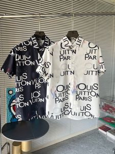 Camicie casual da uomo Camicia casual da uomo Taglia M-3XL Camicie da uomo da uomo T-shirt da uomo di lusso T-shirt da donna a maniche corte con stampa di lettere Camicie a maniche cortem kiu