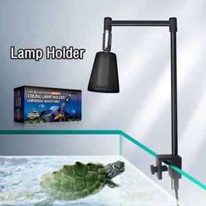 Iluminação réptil lâmpada lâmpada de lâmpada de lâmpada de lâmpada de metal ajustável para lâmpada de lâmpada de terrário de réptil luz de aquecimento