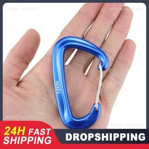 5 PCScarabiners Professional D-Shape Safety Buckle Hook Climbing Carabiner Outdoor Camping Multi Tool Mountaineering Buckle Climbing Acessory P230420