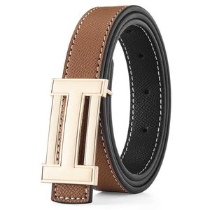 Designer Belt Letter H Buckle Belts High Quality Cintura Mens Golden Silver Belt Buckles Cowhide Belts Men Womens Strap