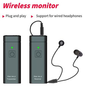 Mikrofony UHF Wireless In Ear Monitor System Profesjonalny cyfrowy scena dźwiękowa Karta transmisji zewnętrznej odbiornik nadajnika zewnętrznego 230503