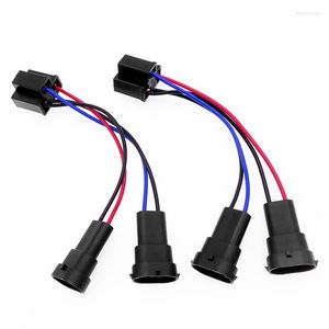 Lighting System 1 Pair For H4 To H11 Wire Harness Adapter Car Headlight Bulb Conversion Cable Connector Dual Beam Plug Accessories