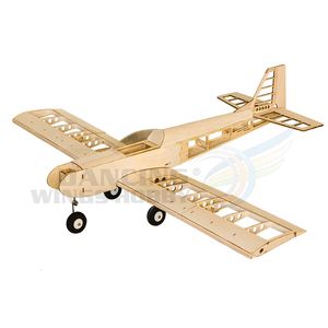 Aeronave Modle RC Modelo de avião Balsawood Aeromodeling Laser Cut Ep Power Power Wingspan 1.4m Training Plane T30 230503