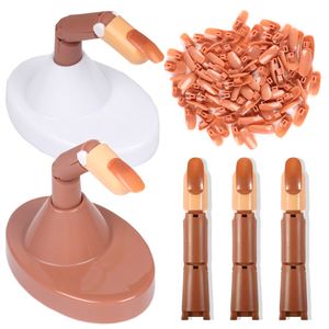 Nail Practice Display Prosthetic Fingers Nail Practice Model Mechanical Joint Bends False Nails For Manicure Exercises Train Painting Equipment Tools 230428