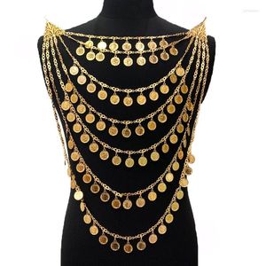 Chains Coin Pendant Women Necklace Arabian Wedding Jewelry Bridal Long Chain Offers Wholesale Fine