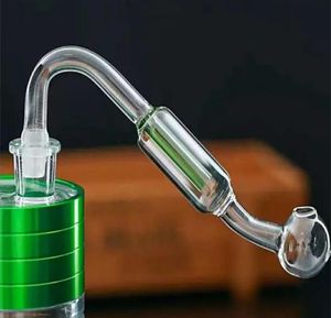 Rökande rör Europa och Amerika färgade multi spiral glas vattenpipa bongs dubbel filter glas gångväg