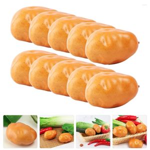 Party Decoration 10 PCS Artificial Plants Mini Potatis Imitation Potato Props Simulated Lifelike Vegetable