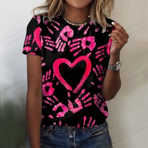 女性のためのレディースTシャツファッションTシャツ美しい女の子ティーオナック半袖レディースレジャーストリートテシャツトップ230503