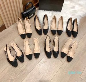 Scarpe eleganti da donna Tacchi alti alla moda di qualità Nuovi sandali realizzati in pelle per la primavera e l'autunno