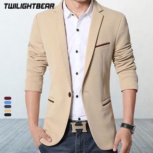 Abiti da uomo Blazer Marca Uomo Blazer casual Autunno Primavera Moda Slim Giacca da uomo Blazer Masculino Abbigliamento Vetement Homme M ~ 5XL AY1415 230503