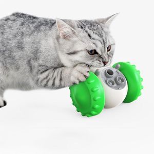 Toys Smart Pet Toys Interactive Cat Toys IQ Treat Ball Food Leak Food Cart Food Dispenser Cat Play Training Ball Pet Supplies