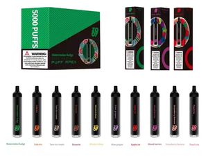 Orijinal Elektronik Sigara Zooy 5000 Puflar Tek Kullanımlık Vape Kalem 12ml ile 550mAh şarj edilebilir pil XXL Savage Max Cup 6000 Mesh Bobin% 5