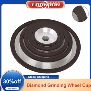 Slijpstenen Diamond Grinding Wheel Cup Grinding Circle for Tungsten Steel Milling Cutter Tool Sharpener Grinder Accessories Various Size