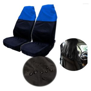 Car Seat Covers 2pcs/set Water Resistant Auto Care Cover Universal Fit High Back Bucket Front Interior Accessories