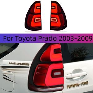 Bilstyling bakljus för Toyota Prado 03-09 Old BA Dao Taillight Assembly Modified LED Running Light Dynamic Turn Signal Brake Lamp