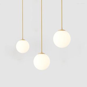 Lâmpadas pendentes Vintage LED Bubble Glass Diamond Light teto de decoração de lustres de iluminação lustres