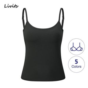 Camis Loriot Bra Camisole för kvinnor Stretchable Tank Top Sando Singlet Vest ärmlös Sexig Casual Korean SA0406