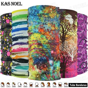 Kvinnor Multi Seamless Bandanas Tube Face Mask pannband halsduk headwrap nackewarmer 12 in1 funktionell för musikfestivaler raves ridning270h