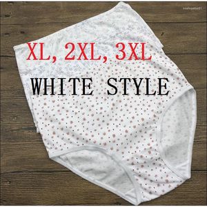 Women's Panties XL XXL XXXL Women's Plus Size Underwear Cotton For Fat Ladies Briefs White Styles 5pcs/lot