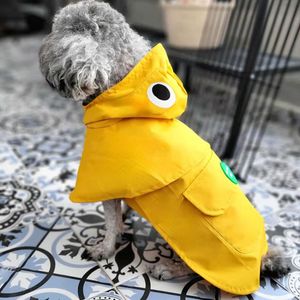 Dog Apparel Dog Raincoat Cartoon Pet Waterproof Clothing Pomeranian Bichon Poodle Schnauzer Welsh Corgi Dog Clothes Coat Outfit Pet Apparel 230504