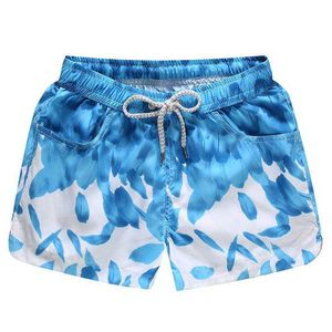 Shorts masculinos shorts de praia sexy para mulheres Surfas rápidas Substaduras Turnks Summer Beachwear Swimsuit Elastic Waist Lady Swim Boxer Mustants Z0504