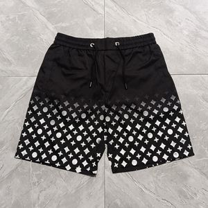 Verão masculino designer board shorts moda casual esportes solto boxer nadar secagem rápida roupa de banho impressão preto branco calças de praia