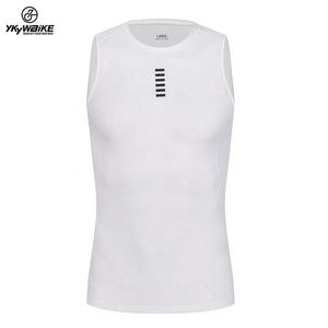 Cycling Jackets YKYWBIKE Men Cycling Base Layer Vest Summer Ride Jersey MTB Bike Bicycle Mesh Underwear Cycle Clothing 230503
