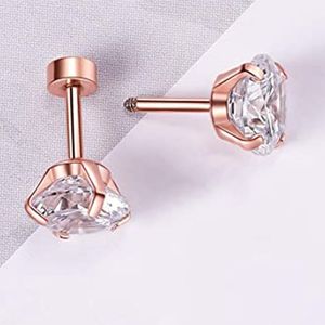 searrings designer for women 316L Stainless steel round cake designer earrings simple barbell titanium steel explosion type earrings