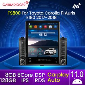 9.5-дюймовый экранный автомобиль DVD-автомобиль Tesla Toyota Corolla 11 Auris E180 2017-2018 автомобиль мультимедийный игрок GPS Autoradio Autoradio
