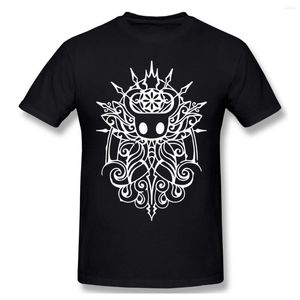 Мужские рубашки высокого качества O-образной o-neck 100 Cotton Hollow Knight Tribal White Funct Elice Short