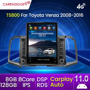 128G Android11 ​​dla Toyota Venza 2008-2016 DVD Radio Autoradio Multimedia Video Player FM Stereo Navigation 2din DSP Carplay