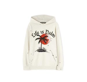 Tasarımcı Giyim PA Erkek Tişörtü Moda Hoodies Palmes Melekler Ağaç İskeleti Kapşonlu Sweatshirt Sonbahar Kış Erkek Kadın Gevşek Kapşonlu Çift Satılık