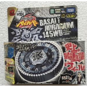 Spinning Top Tomy Japanese Beyblade BB104 145WD Basalt Horogium Battle Top Starter Set 230503