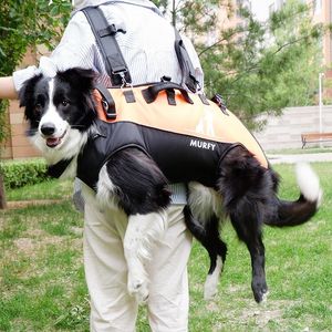 Carriers Piet Medium Large Cane Backpack Multifunzionale Borsa aviotrasportata a tracolla doppia spalla per camminatore esterno Disabilita Disabilita Dog