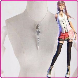 Kolye Kolyeleri Final Fantasy XIII FF13-2 Serah Farron Nişan Kolye Reçine Takı Kadın Kızlar Cosplay Props Çift Sevgililer Giftspend