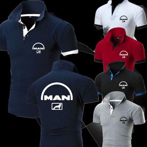 Męskie polo Summer Business Business Polo Shirt Men Casual Short Rleeve T Shirts for Male Fitness Oddychający duży rozmiar Y2K