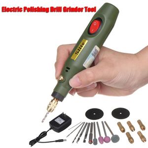 Gereedschap Hot Sale! Mini -Bohrer -Elektrowerkzeuge tragbare stille Elektrowerkzeuge zum Schnitzen von Mahlen des Schneidens polierende Drill -Drill -Dremel -Werkzeuge