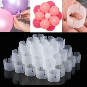 Party Decoration 50pcs Balloons Arch Buckle Plastic Clips Bracket Balloon Connector Ring For Arches Folder Birthday Wedding Prom