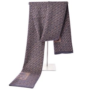 Lenço de inverno de inverno masculino de cashmere design de moda xale de alta qualidade wagon bussiness scarves casuais302q