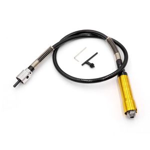 Extensão flexível do tubo do eixo gereedschap com mandril de broca de 0.36.5mm para dremel moedor mão broca ferramentas rotativas elétricas