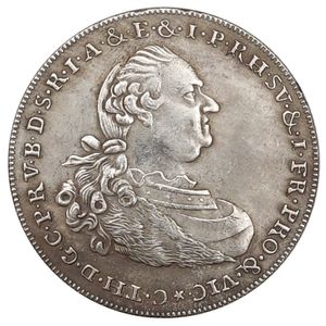 1790 tyska 1/2 Konventionshaler Copy Coins