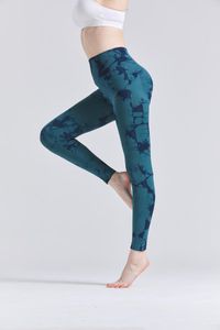 Women's Leggings 2023 Tiedyed Yoga Scrunch Push Up Sports Seamless Pants Gym High Waist Stretch Training Women Drop Ship