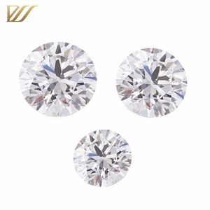 Diamantes soltos Round Cut Lab Cultivado Diamond HPHT White GH Color Si 250Pieces 2mm Combine com Moi 187mm DHL Fast 230503