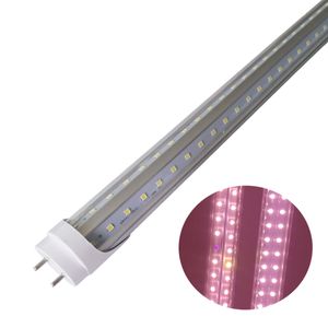 LED Grow Lights Bulbs 4FT T8 G13 GrowLights Full Spectrum LED GrowLighting Strips High PPFD Value LED Grows Lighting for Seed Starting usalight