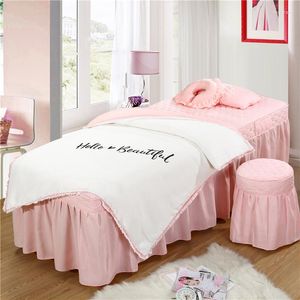 Bedding Sets High Quality Beauty Salon Embroidery Body Duvet Cover Bed Linen Pillowcase Customizable Logo #s