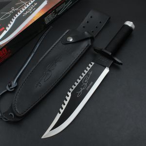 Rambo II Fixed Blade Knife Outdoor Camping Tactical Self-Defense Camping Hunting Utility EDC Tools