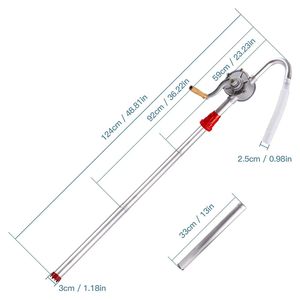 Hand Shaking Oil Pump, Manual Portable Aluminum Alloy Liquid Transfer for Oil Diesel Water, Home Petroleum Taking Tool