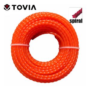 Tool Parts T TOVIA 15m24mm27mmm Mowing Nylon Grass Trimmer Rope Brush Cutter Strimmer Line Wire Lawn Mower Accessory 230503