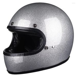 Motorcykelhjälmar hög styrka ABS klassisk retro japansk mönster full ansiktshjälm capacete de motocicleta